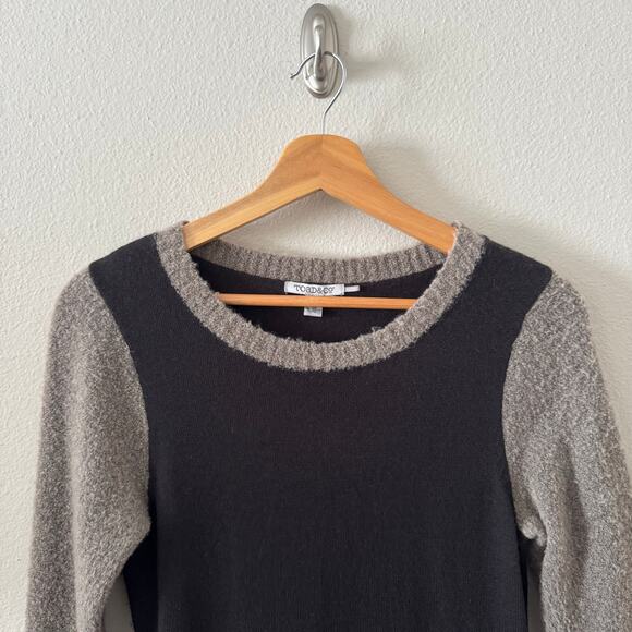 Toad & Co Brown Wool Boucle Lucianna Sweater Dress Tunic SMALL - Picture 4 of 15